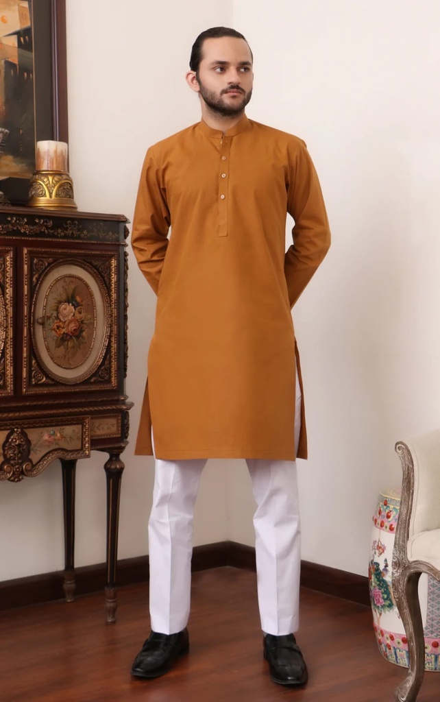 Saffron Kurta